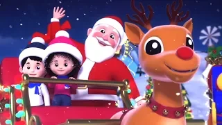 джингл колокола | Санта-Клаус песня | Рождественские рифмы для детей | Xmas Songs | Jingle Bells