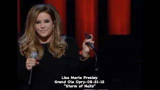 Lisa Marie Presley-Grand Ole Opry - 08-21-12 "Storm of Nails'. RIP Lisa Marie