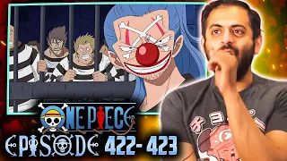 IMPEL DOWN!!!! One Piece Episodes 422 - 423 - Nahid Watches #reaction