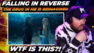 RAPPER REACTS to Falling In Reverse - "The Drug In Me Is Reimagined"