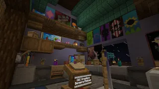 Decorating the Art shop and working on the Keep on Archaeo SMP!