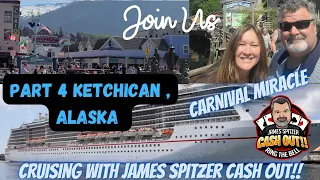 KETCHIKAN ALASKA ON CARNIVAL MIRACLE   CREEK STREET    DOLLY'S