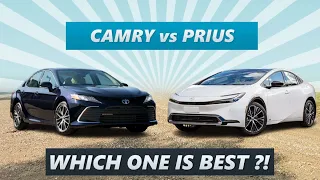 2023 Toyota Prius vs 2023 Toyota Camry – Hybrid Showdown !!