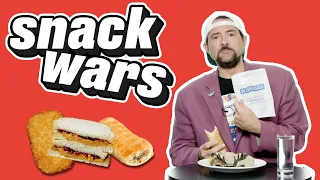 Kevin Smith Eats British And American Vegan Snacks | Snack Wars | LADbible