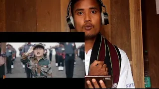 Esther Hnamte Ft Assam Rifles, Lunglei, Mizoram:Jana Gana_REACTION VIDEO*she's too cute*🥺