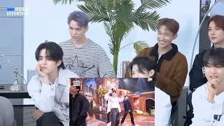 Seventeen reacting to Jungkook (Feat.Latto) - Seven (performance in inkigayo)