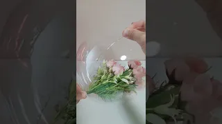 꽃풍선 만드는 법 silkflower balloon make