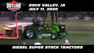 7/11/20 OTTPA Rock Valley, IA S3 Diesel Super Stock Tractors
