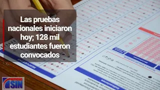 Las pruebas nacionales iniciaron hoy; 128 mil estudiantes fueron convocados