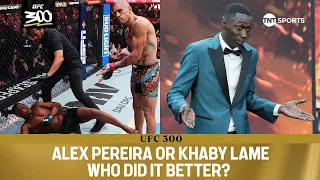 "That's all you got?" 😅  Alex Pereira explains THAT Khaby Lame celebration at UFC 300 🤲