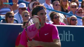 TOP 10 BEST ROGER FEDERER SHOTS IN CINCINNATI!