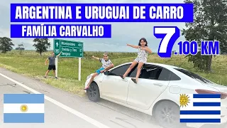 Argentina de carro e Uruguai saindo de Brásilia muita emoção