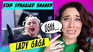 Vocal Coach Reacts Lady Gaga - The Star Spangled Banner | WOW! She was...