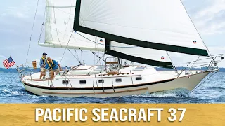 Is this Bluewater Sailboat Big Enough For A Family? Pacific Seacraft 37 | S05E02