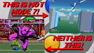 SNES games commonly thought to use Mode 7 that actually don't! | White_Pointer Gaming