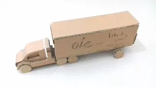 How To Make Container Truck | Amazing Cardboard DIY |