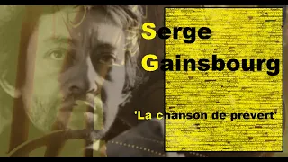 LA CHANSON DE PREVERT - Serge Gainsbourg cover