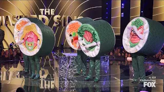 The Masked Singer 9 - California Roll sings Breakaway by Kelly Clarkson