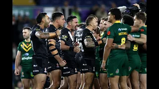 New Zealand's earth shaking Haka in RLWC2021 semi final versus Australia | Cazoo Match Highlights