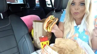Trying New ANGRY WHOPPER from Burger King!