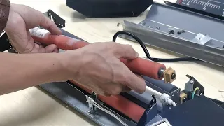 How to replace the roller for rayson lm series laminator