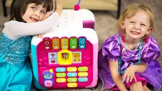 Elsa & Princess Rapunzel Dress Up & VTECH Alphabet Activity Cube Baby Toys Review Kinder Playtime