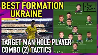 PES2021 Best Formation | Ukraine | Target Man Hole Player Combo (2) Tactics