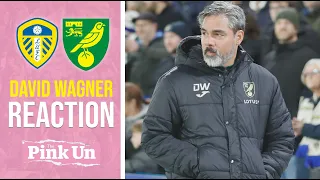 David Wagner Reaction | Leeds United 1-0 Norwich City | The Pink Un