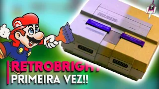 Desamarelando o SNES da infância!