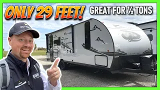 Private Bed Half Ton Couple's Camper wSlide!! 2023 Grey Wolf 23MK