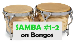 Samba rhythm on Bongos #1–2