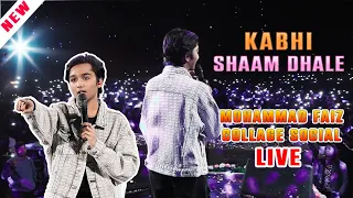 Kabhi Shaam Dhale | College Concert 2024 | Mohammad Faiz Live performance | Jhankar Studio