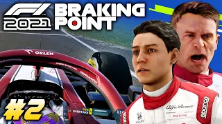 F1 2021 BRAKING POINT Story Part 2: PUNCTURE! Proving Ourselves Against The Odds! Chapter 3 & 4