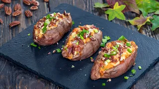 Stuffed Sweet Potatoes - Twice Baked Sweet Potatoes