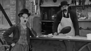 Charlie stealing stealing food from the movie ''A Dog's Life'' 1918