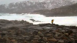 Windy day at Cape Dorset