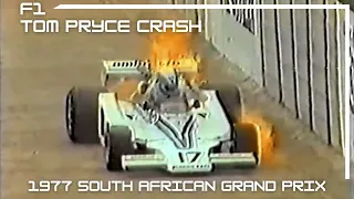 1977 South African Grand Prix I Tom Pryce Crash Live Broadcast