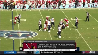 Chandler Jones Records 5 SACKS in Week 1 Win vs. Titans