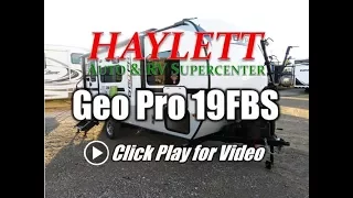 (Sold) 2018 Rockwood 19FBS Geo Pro Solar Equipped Ultralite Couple's Camper by Forest River RV