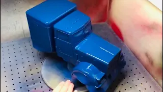 Painting A Blue Tamiya Grand Hauler Body