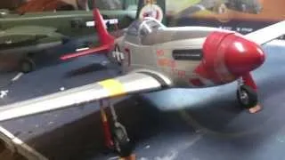 P51 Mustang, 1700mm FMS with sound.