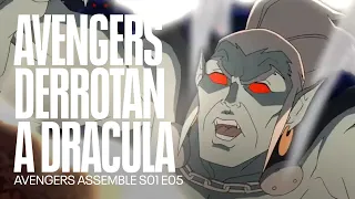 Los Avengers derrotan a Dracula | Avengers Assemble