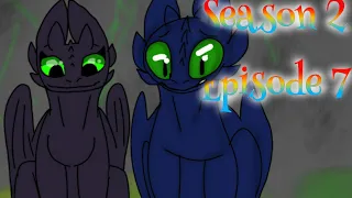 Toothless x Light fury | Ep 7 Season 2 "Family of night furies"