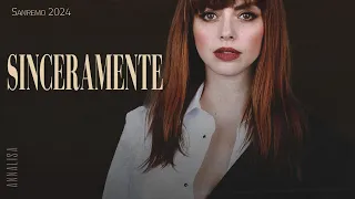 Annalisa 🎵 SINCERAMENTE | SANREMO 2024 (Lyrics/Testo)