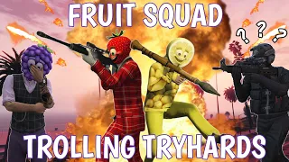 Fruit Squad enters GTA Online Trolling Tryhards, gone wrong! | GTA Online