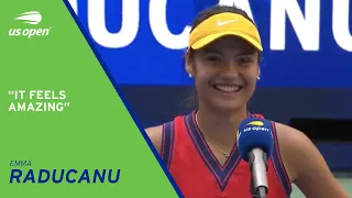 Emma Raducanu On-Court Interview | 2021 US Open Round 4