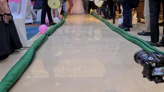 Birthday Party Planner | Flower Entry Dry ice fog by Doliwala Events @Radisson Tower Kaushambi