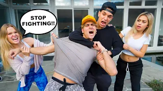 ARGUING IN FRONT OF OUR GIRLFRIENDS PRANK!