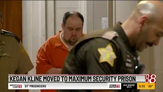 Kegan Kline moved to maximum security prison