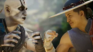 Mortal Kombat 1 - Quan Chi w/ Scorpion vs. Kung Lao w/ Jax